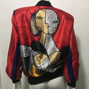 80’s Vintage Silk Bomber Jacket